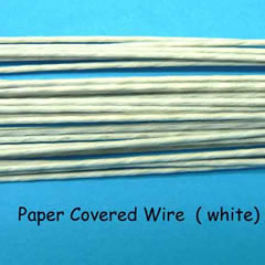 Paper Covered Wire - Green 18g