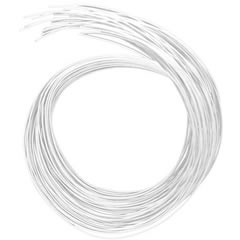 Paper Covered Wire - White 22g