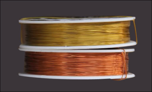 Enamel Painted Floral Wire - 1/2 pound spool wire, 1/4 pound, 1