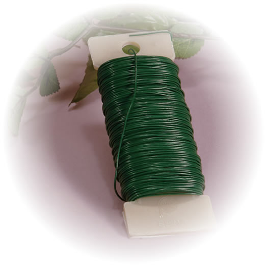 24-Gauge Green Floral Wire, 100-Ft. - Farmingdale, NY - Starkie Bros.