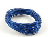 Blue color enamelled small coil floral wires